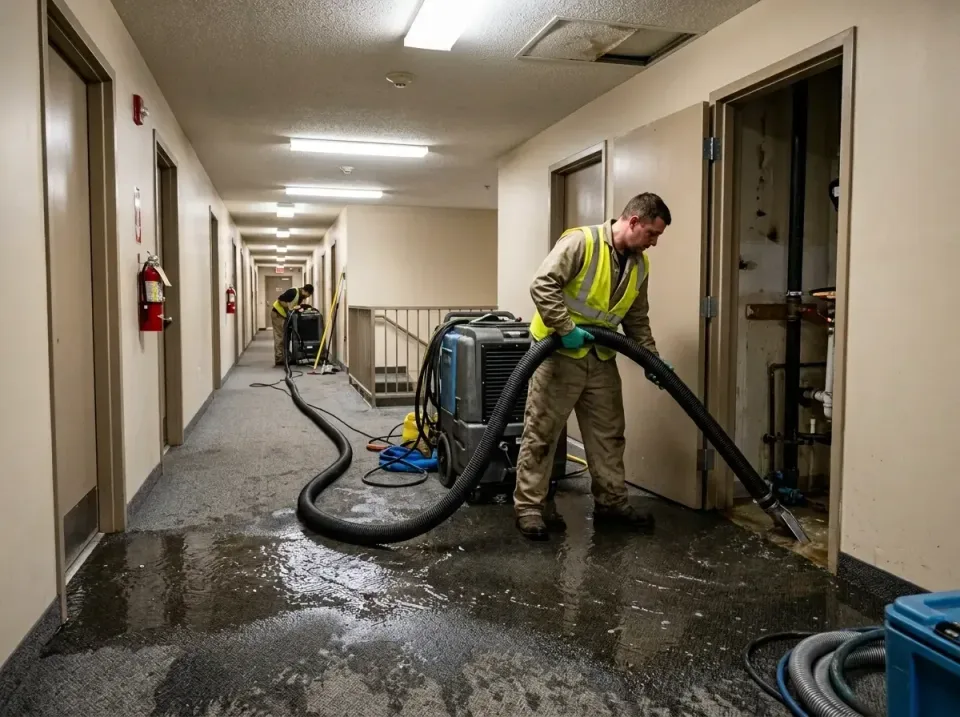 multi-unit-apartment-hallway-f-005 — frequently asked questions, Emergency Burst Pipe Water Extraction & Removal in South Ru…